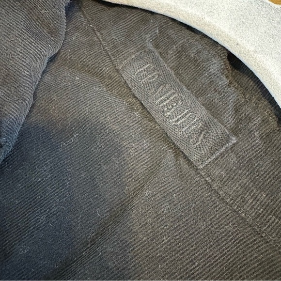 CP Shades Womens Black Tunic Shirt Dress Micro Corduroy Long Sleeve Lagenlook XS - Picture 7 of 9